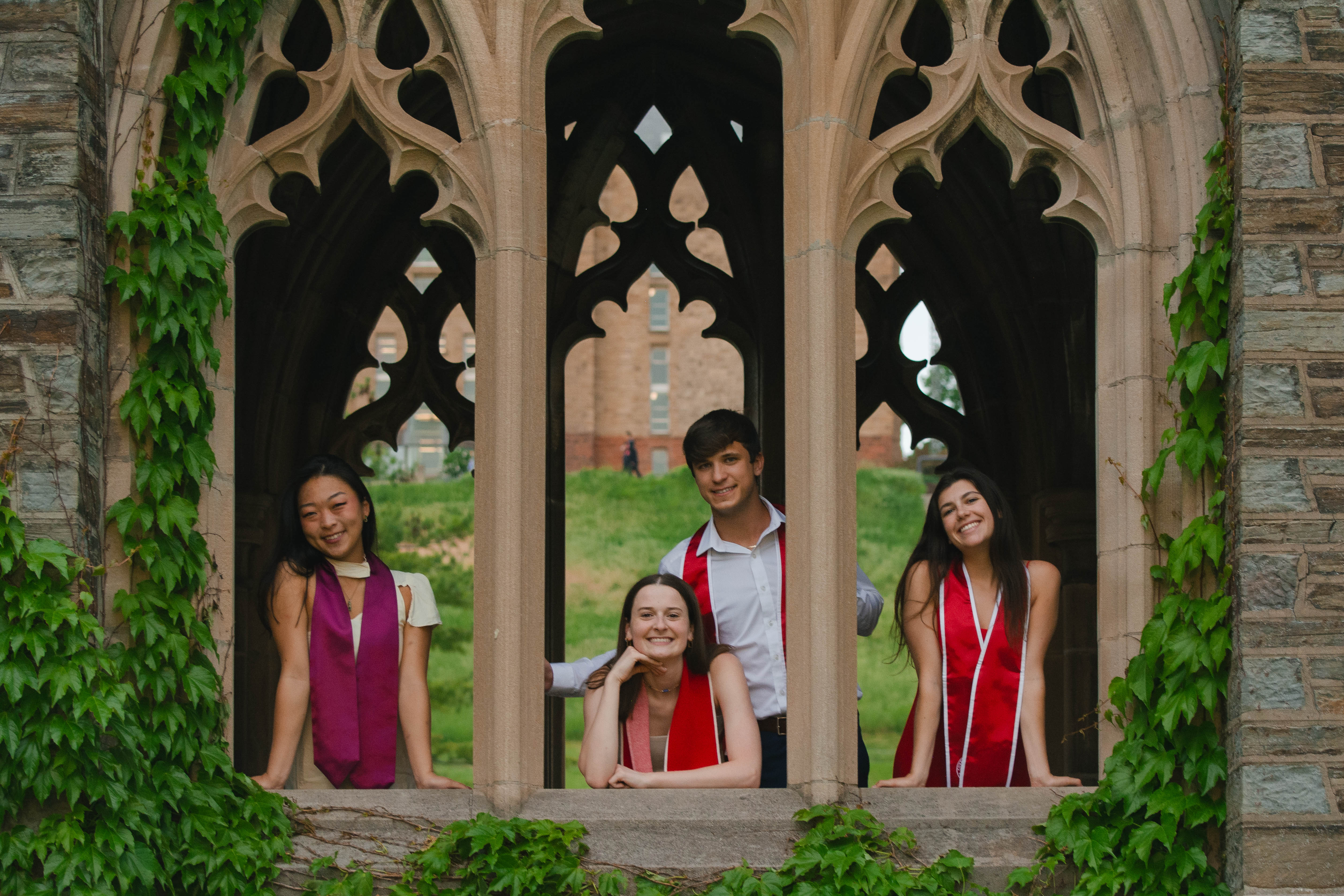 Cornell graduates posting in windows image